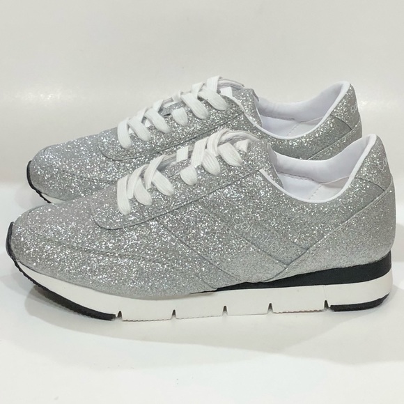 calvin klein sneakers silver